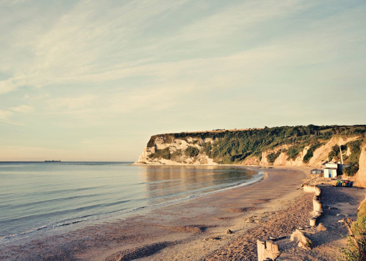 Whitecliff Bay beach